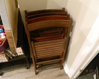wood chair set