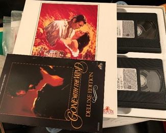 GONE WITH THE WIND VHS SET