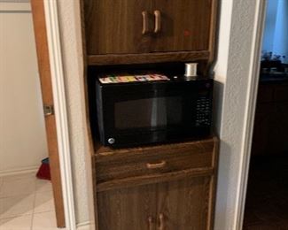 Microwave stand with storage cabinets 
$75.00