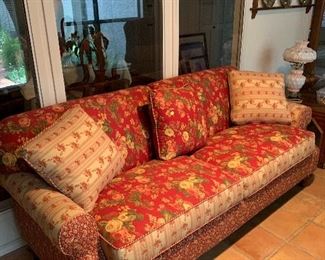 Floral print couch $350.00    BRAND NEW! 