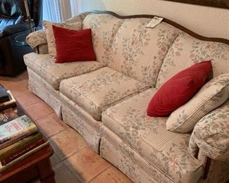 Elegant Couch with pillows. $200.00