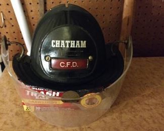 Vintage Fireman Helmet   Chatham, Cape Cod