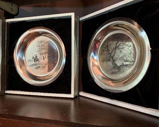 Franklin Mint Sterling Collector Plates
