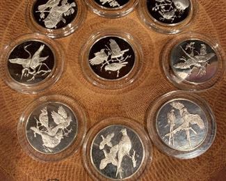 Franklin Mint Sterling Medals