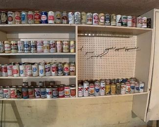 Vintage Beer Can Collection