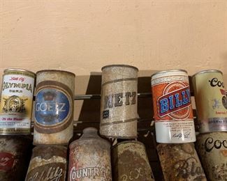 Vintage Beer Can Collection