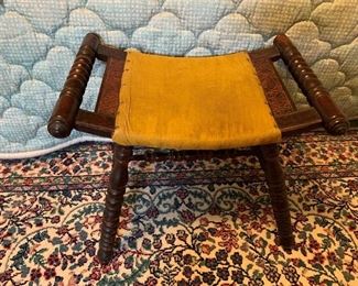 Antique Foot Rest Stool
