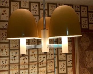 1970's Hanging Mushroom Lamp