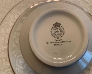 1960's Royal Worcester Mirage China Set