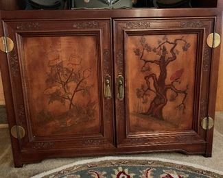 Oriental Theme Curio Cabinet