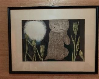 Wood Block Prints by Kaoru Kawano