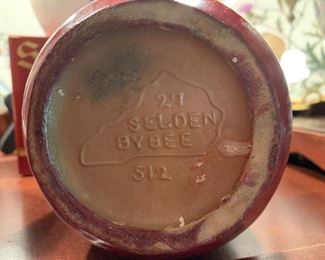 1920’s Selden Bybee Strawberry Glaze Pottery