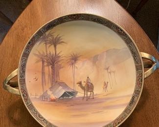 Hand Painted Nippon Nomadic Scene