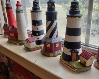 lots of little lighthouses