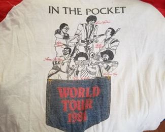 The Commodores world tour, 1984 shirt