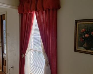 nice curtains throughout home