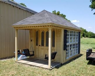 the Pecan sales office can now be your new She-Shed Shirl!