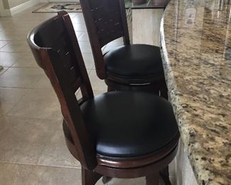 (2) counter-height stools