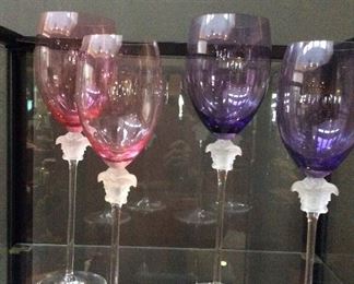 Versace wine glasses