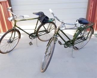 Vintage Raleigh Bicycles 