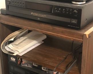 sony record player and cd player  jvc 