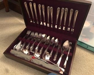 Prestige silver plate flatware 