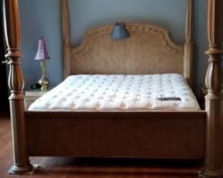 Bernhardt California King Bed with nightstands. $1500