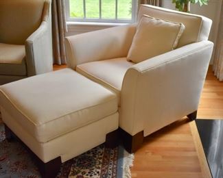 Rowe Furniture chair and ottoman