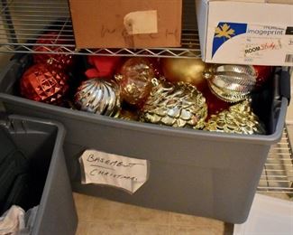 Oversized Christmas ornaments
