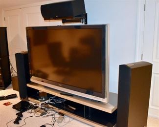Sony TV and Paradigm Reference Studio Series speakers