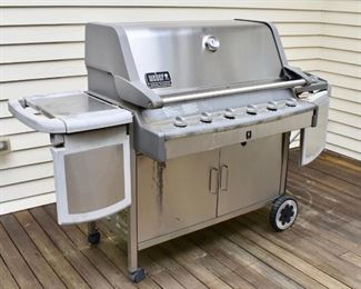 Weber Summit Platinum direct line gas grill