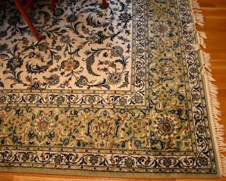 Hand knotted Persian rug, approx. 13’4”x10’