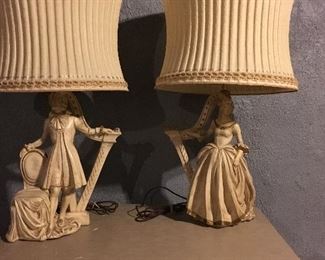 Cinderella and Prince charming lamps