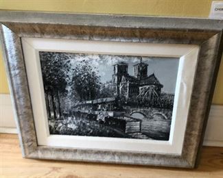 CH088: Black and White framed giclee Local Pickup  https://www.ebay.com/itm/113796558498