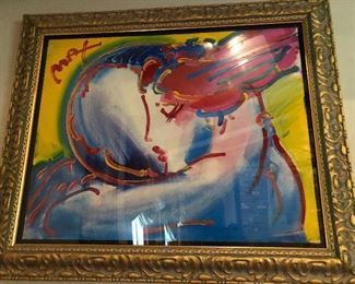 CH089: Peter Max Enhanced Mixed Media Framed giclee Local Pickup  https://www.ebay.com/itm/123813647946