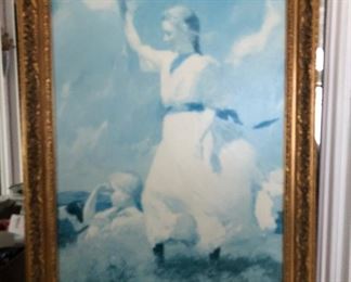 CH099: Frank W. Benson Framed Print Local Pickup  https://www.ebay.com/itm/123813659803