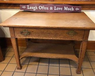 CH111: American Oak Serving table with Drawer Local Pickup  https://www.ebay.com/itm/113796246110