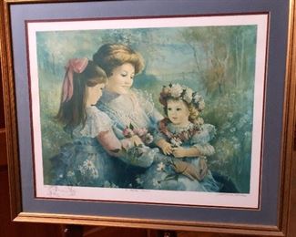 CH122: Brenda Burke A Tender Moment Hand Remarque Local Pickup   https://www.ebay.com/itm/123813721687 