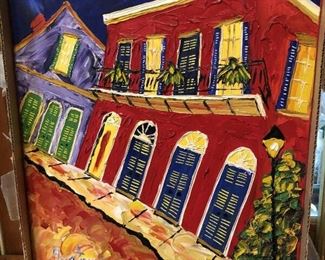 CH157: Gustavo Trujillo New Orleans House Oil on Canvas Original Art Local Pickup   https://www.ebay.com/itm/123814033316 