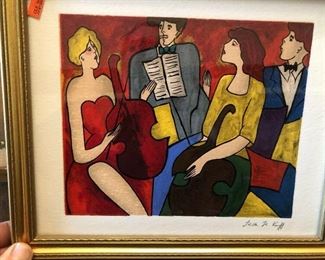 CH159: Linda Le Kinff Hand Signed Serigraph Local Pickup   https://www.ebay.com/itm/123814062918 