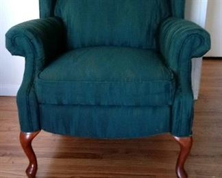 Reupholstered Chairs. 2ea, one teal, one blue. $150 each, or $250 for both