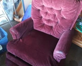 Upholstered recliners. Two(2) available. $50 each or $75 for both