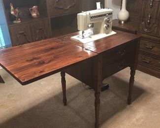 sewing machine -table and some notions 