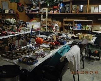 Garage - lots of hand tools