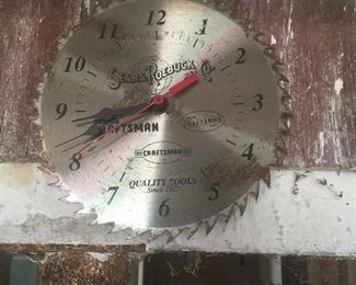 Craftsman saw clock $30.00