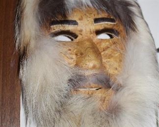 INDOOR, WING 1,  First Room on Left, Eskimo Skin Mask
