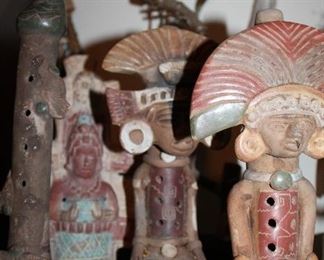 INDOOR, WING 1,  First Room on Left, Tribal Flutes