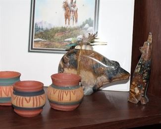 INDOOR, WING 1,  First Room on Left, Zuni