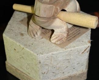 INDOOR, WING 1,  First Room on Left,  Percussion Frog, Thai