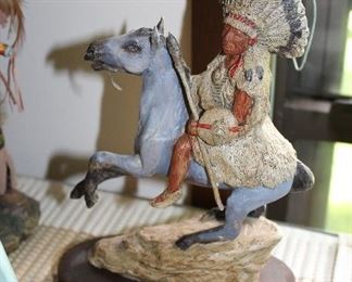 INDOOR, WING 1,  First Room on Left,  Juan Dell Sculpture, Bronze, $275